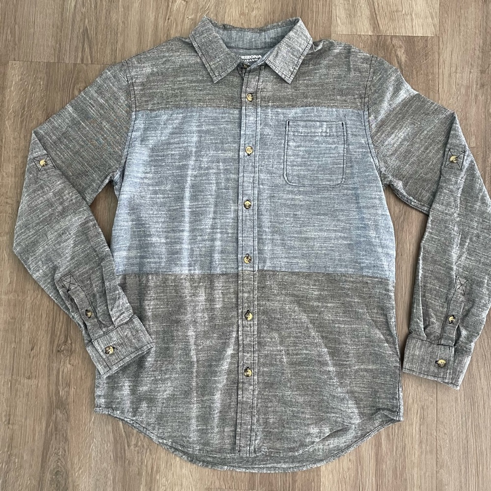 Arizona Chambray Button Shirt. Boys 18/20